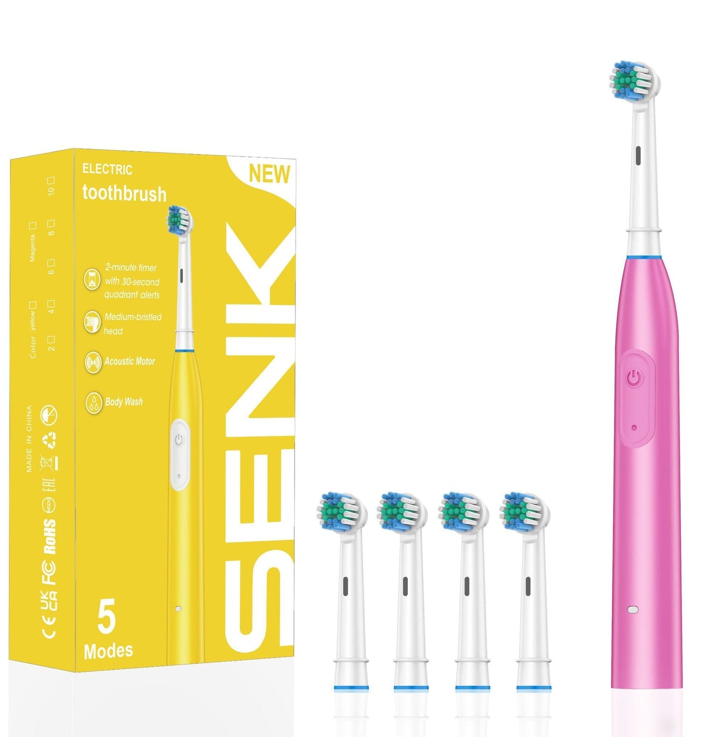 Sonic Electric Toothbrush with Advanced Cleaning Technology