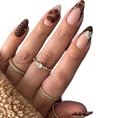 Creative Press-On Nail Art Enhancements