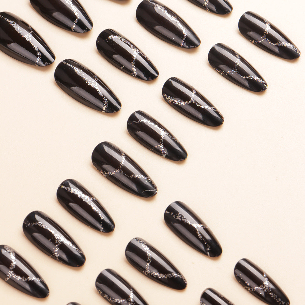 Pointed Press-On Nail Art Designs – Creative Styles