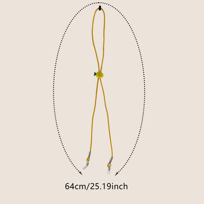 Lanyard with Adjustable Length and Pineapple Decorative Charm