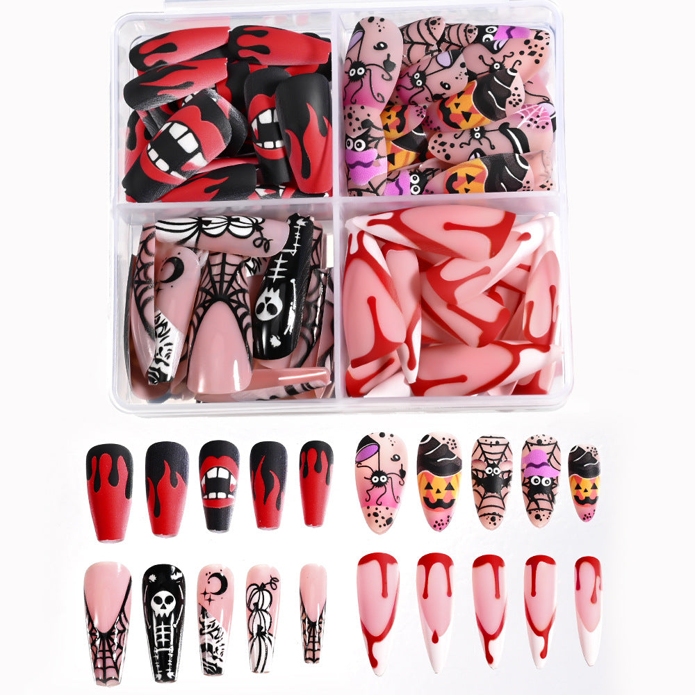Themed Press-On Nail Set – Artistic Collection