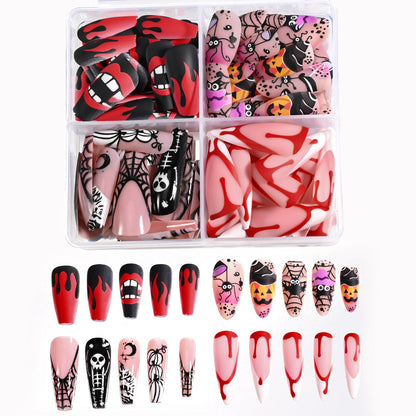 Themed Press-On Nail Set – Artistic Collection