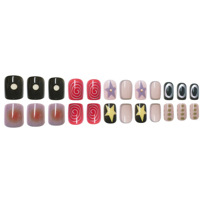 Variety Nail Art Kit Featuring Multiple Designs and Styles