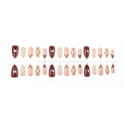 Decorative Pattern Press-On Nail Art Set