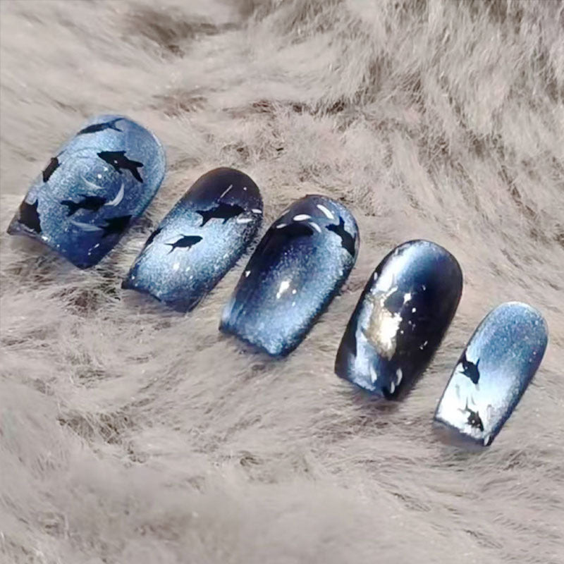 Ocean-Inspired Press-On Nail Art Kit