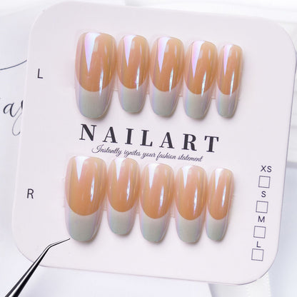 Shimmering Acrylic Nail Set
