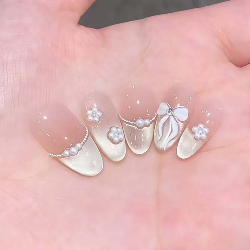 Creative Press-On Stiletto Nail Art Design