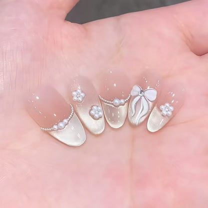 Creative Press-On Stiletto Nail Art Design