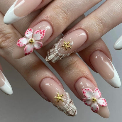 Press-On Nail Art Set with Animal Designs