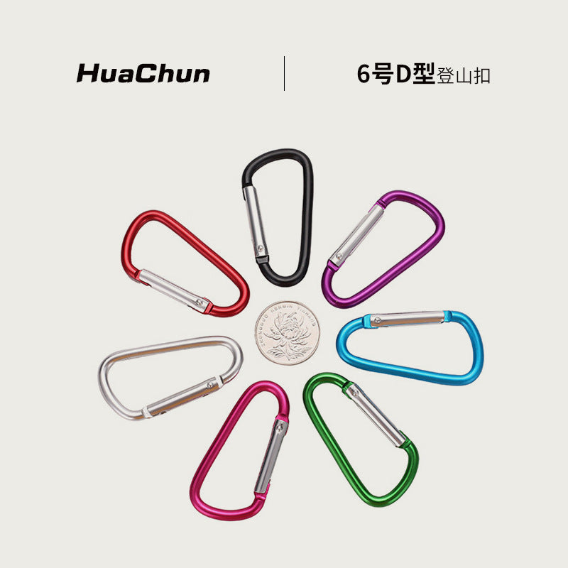 Lightweight Aluminum Carabiners for Outdoor Use