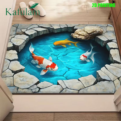 Stylish 3D Area Carpet for Home Decoration