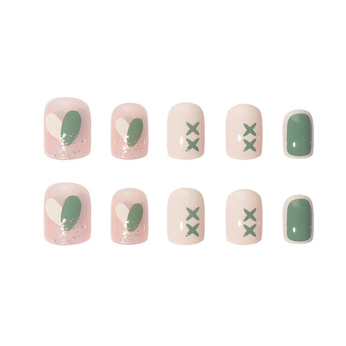 Botanical Design Press-On Nail Art Set