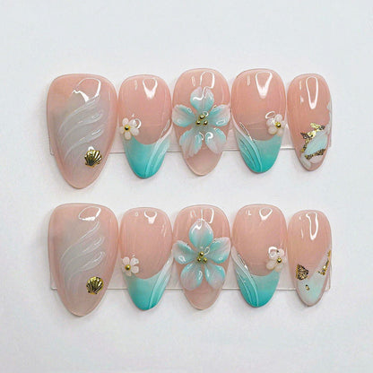 Shell-Inspired Artistic Nail Kit