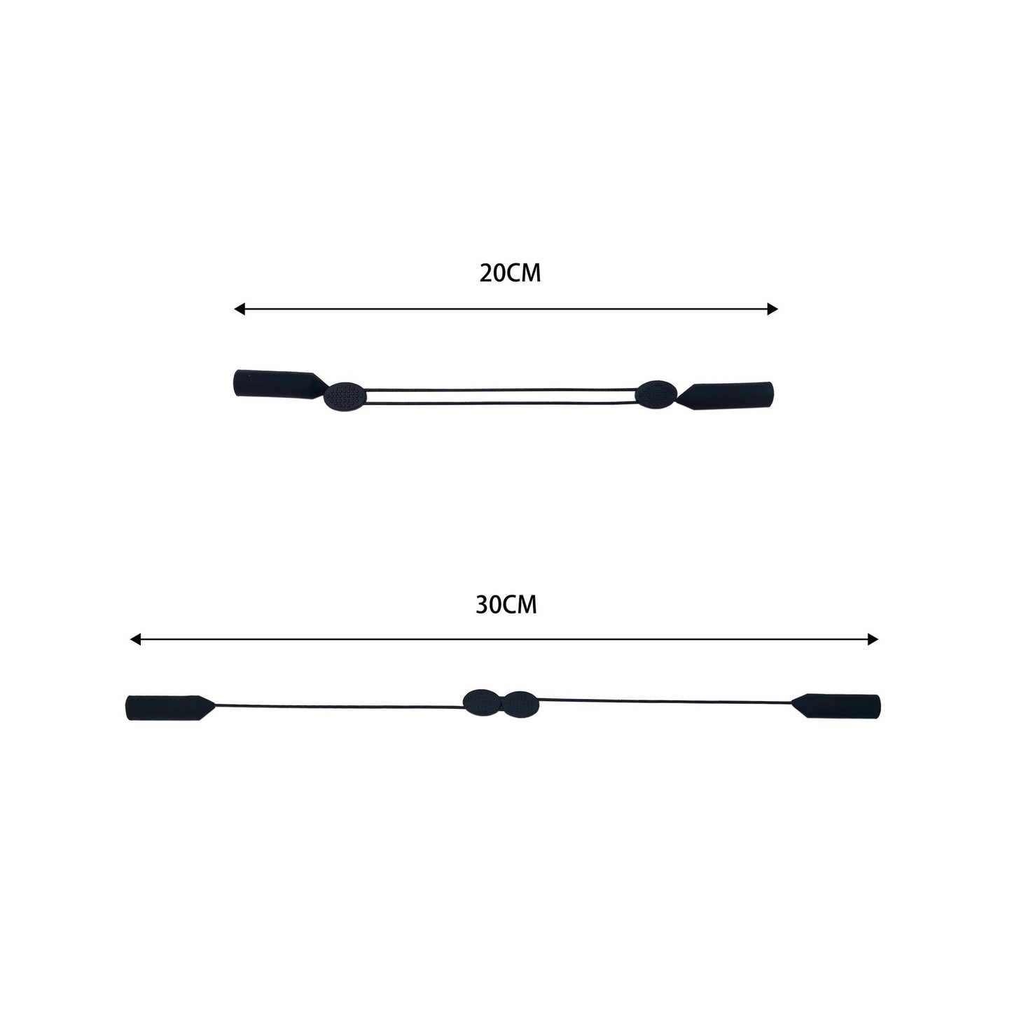 Eyewear Stabilization Strap with Adjustable Fit