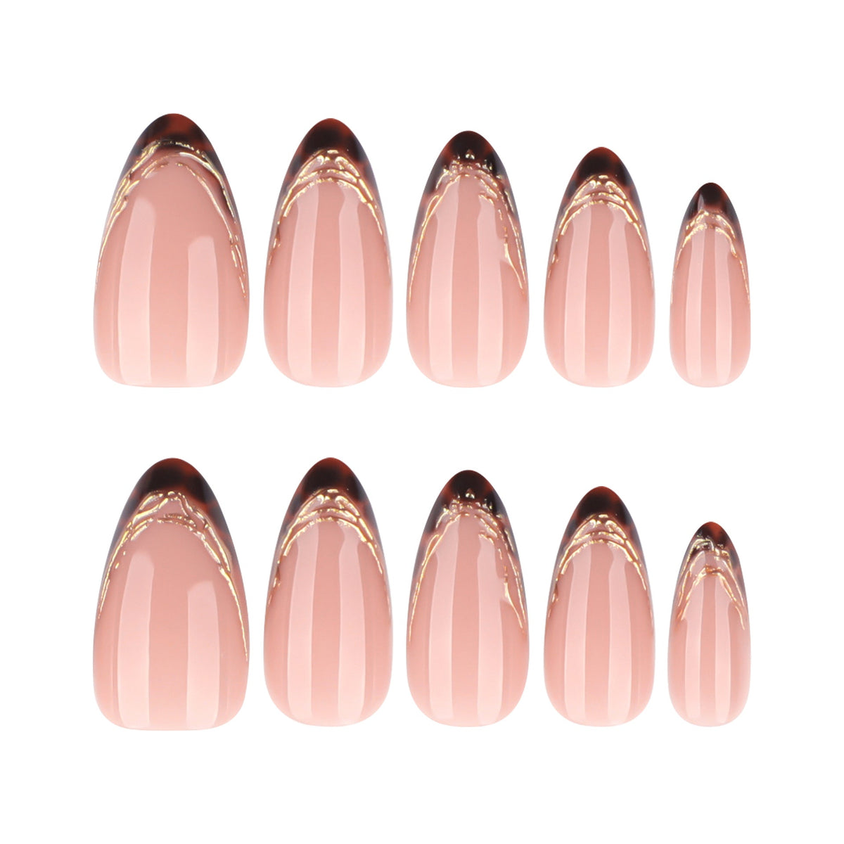 Glittering Stiletto Nail Art Design