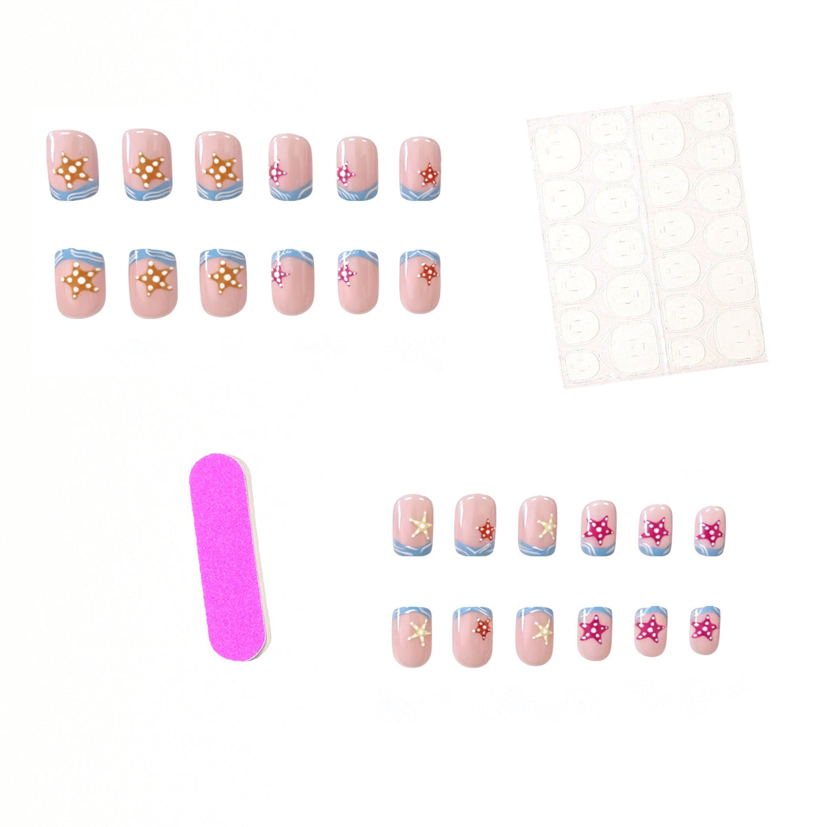 Nail Art Set with Beach Theme