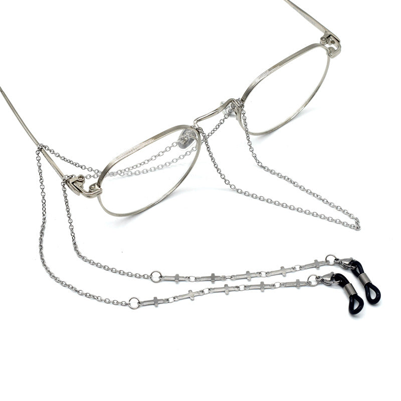 Stainless Steel Eyewear Chain with Adjustable Length