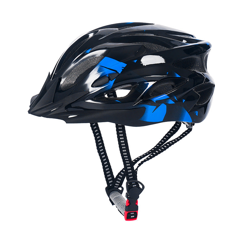 Ventilated Adjustable Cycling Helmet for Road and Mountain with Visor