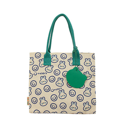 Charming Tote Bag with Graphic Design