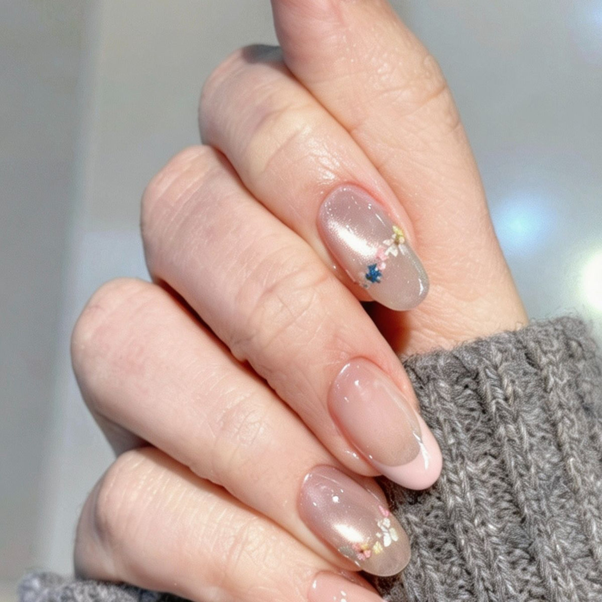 Glitter Nail Art Set with Ombre Design