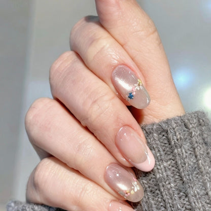 Glitter Nail Art Set with Ombre Design