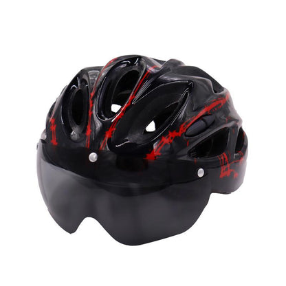 Ventilated Bicycle Helmet with Adjustable Fit