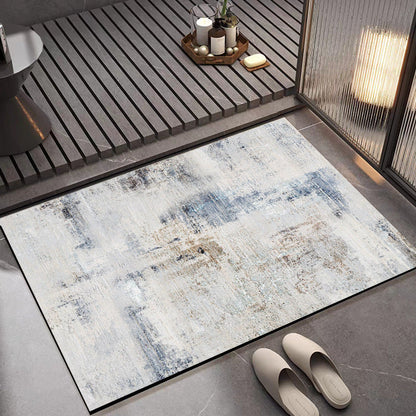 Textured Area Rug with Abstract Design