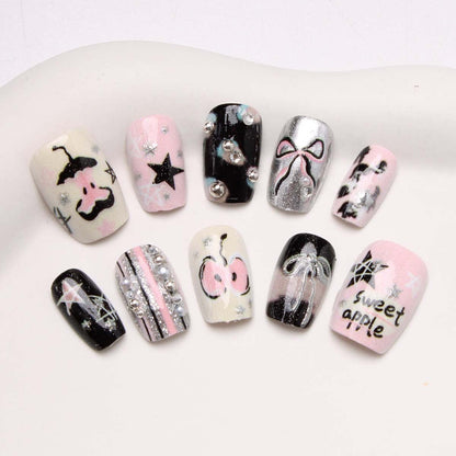 Set of Creative Press-On Nail Tips