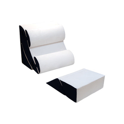 Supportive Wedge Pillow for Reading and Relaxation, Adjustable Design