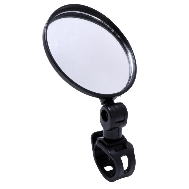 Universal Clamp Adjustable Convex Safety Mirror for Road and Mountain Bikes