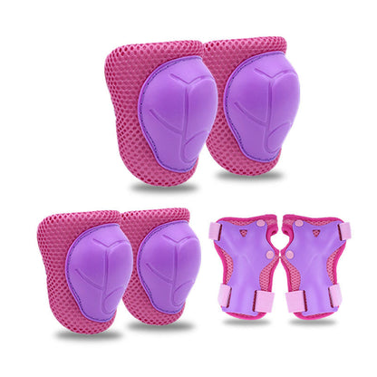 Knee and Elbow Protection Pad Set for Active Sports