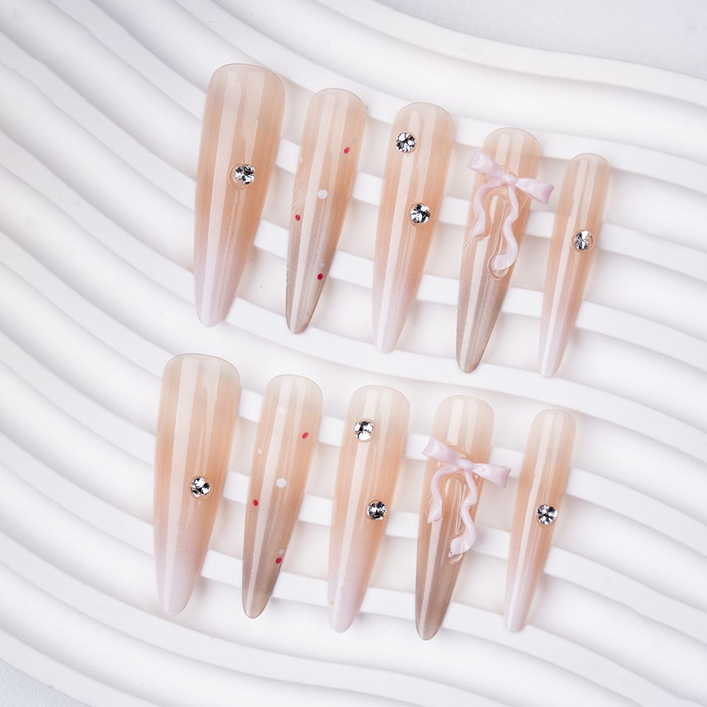 Cute Character Design Press-On Nail Set
