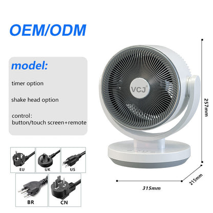 Oscillating Fan with Adjustable Settings