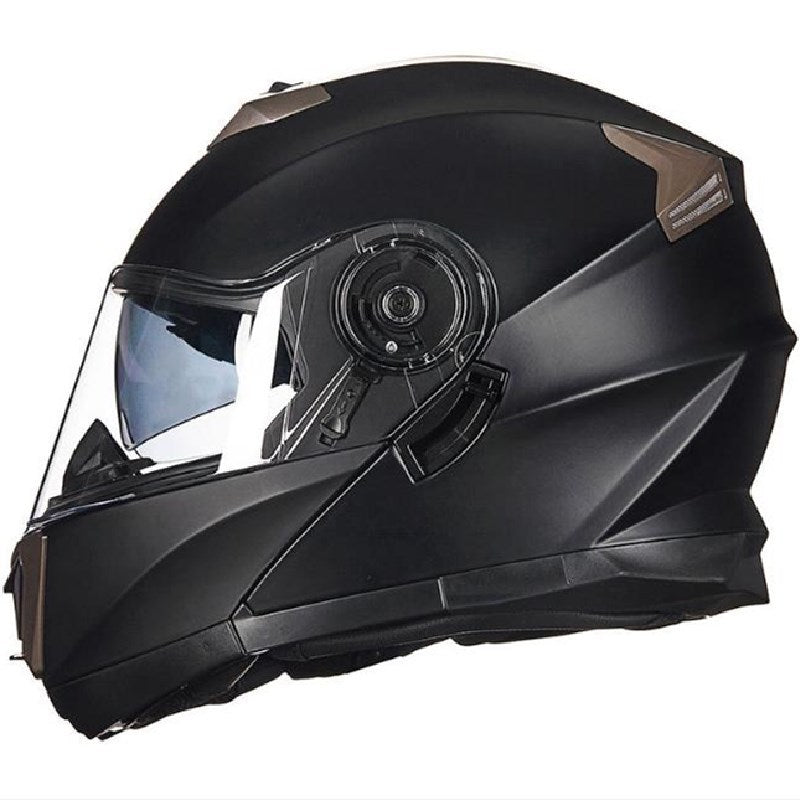 Full-Face Motorcycle Helmet with Aerodynamic Design