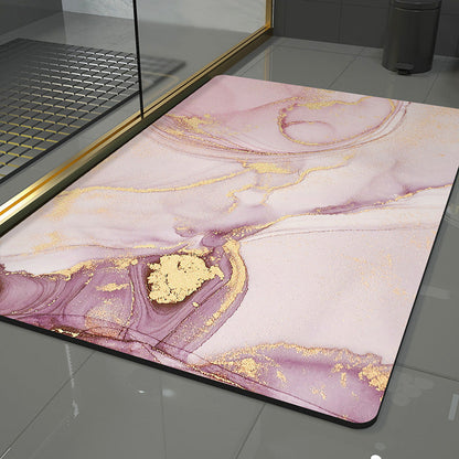 Wave Design Area Rug with Abstract Pattern
