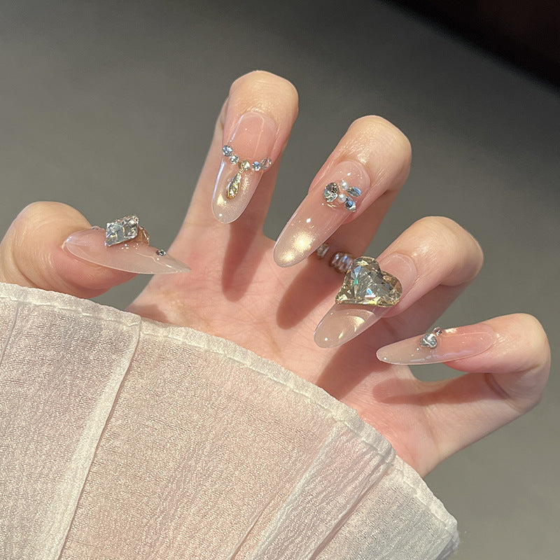Set of 3D Decorative Press-On Nail Art