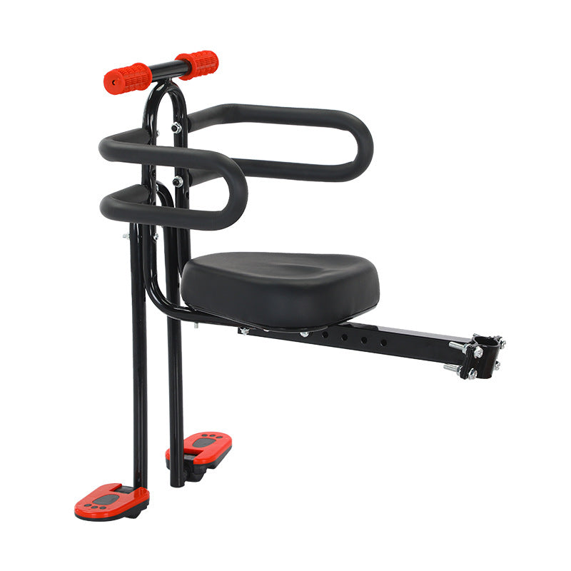 Child Bicycle Passenger Seat with Safety Armrest - Adjustable and Padded