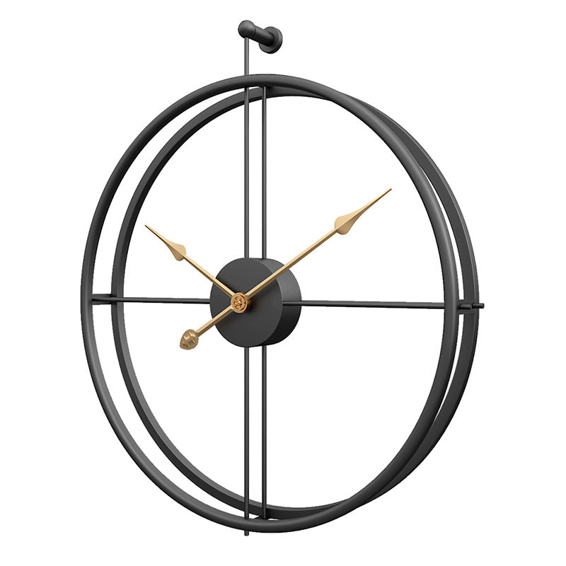Large 20-Inch Silent Wall Clock in Nordic Minimalist Style