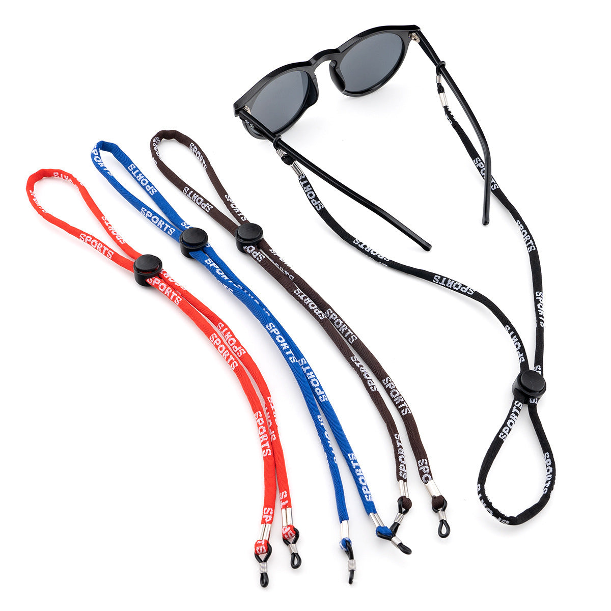 Sports Eyewear Retainer with Adjustable Design