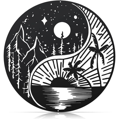 Decorative Black Metal Wall Art for Home Interior