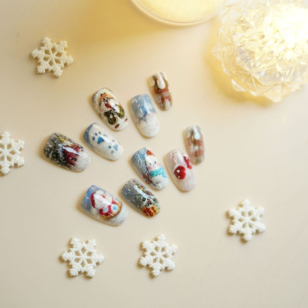 Artistic Press-On Nail Set