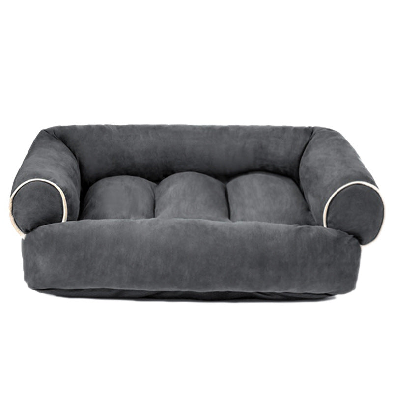 Orthopedic Dog Bed in Velvet – Cozy Support for All Breeds