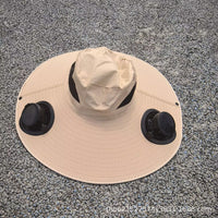 12 cm extra large edge, double air vents, solid Colour - Beige