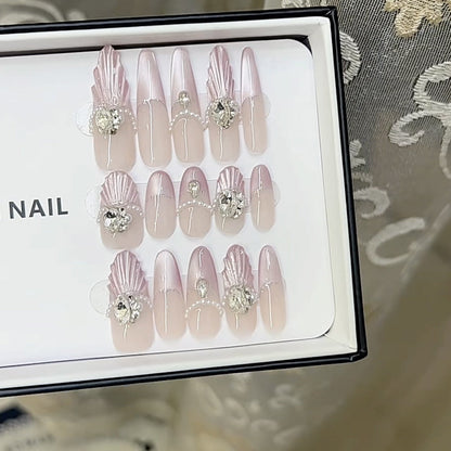 Set of 3D Press-On Nails for Decorative Style