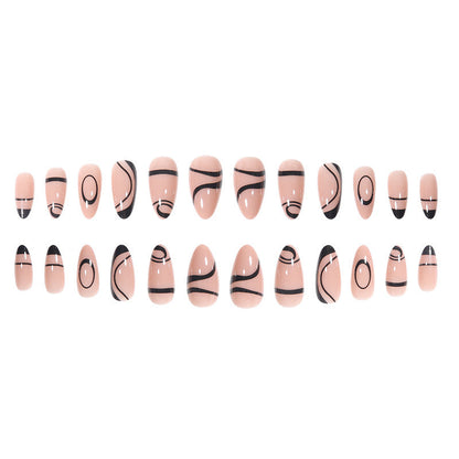 Stiletto Design Press-On Nail Set – Elegant Style