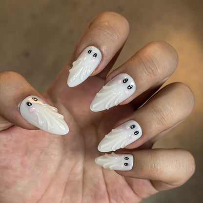 Character-Themed Press-On Nails – Cute Design