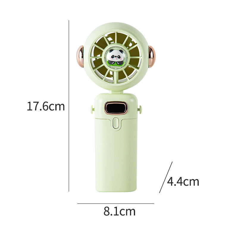 Cute Panda Design Handheld Fan – Portable Cooling Device
