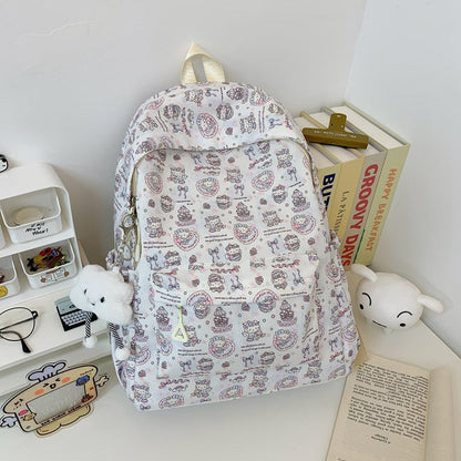 Cute Cartoon Design School Backpack