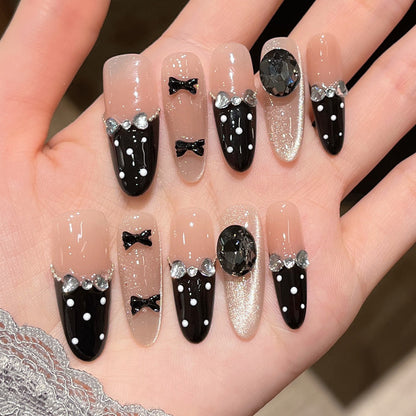 Set of 3D Decorative Press-On Nail Art