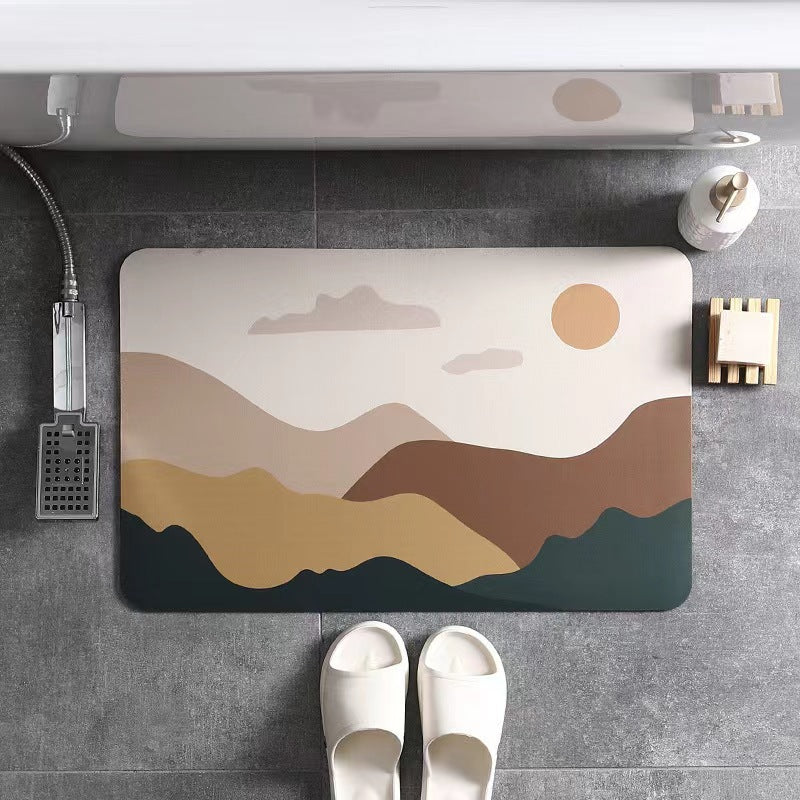 Abstract Scenery Bath Mat